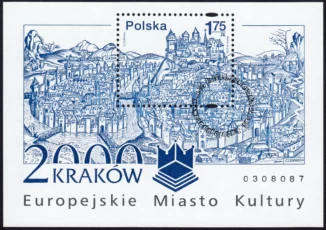 Kraków - Europejskie Miasto Kultury roku 2000 blok numer 125B