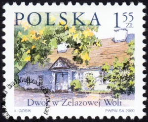 Dworki polskie znaczek numer 3674