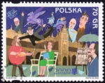 Kraków - Europejskie Miasto Kultury roku 2000 znaczek numer 3677