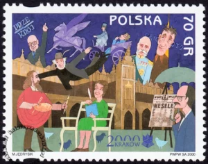 Kraków - Europejskie Miasto Kultury roku 2000 znaczek numer 3677