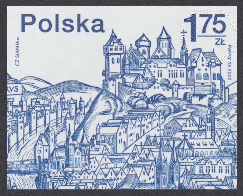 Kraków – Europejskie Miasto Kultury roku 2000 znaczek nr 3679A