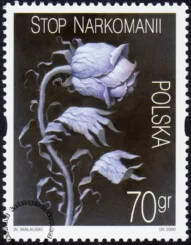Stop narkomanii znaczek numer 3680