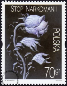 Stop narkomanii znaczek numer 3680