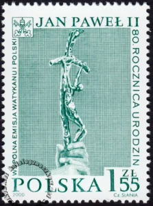 80 rocznica urodzin Papieża Jana Pawła II znaczek numer 3684