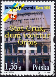 Pielgrzymka narodowa znaczek numer 3697