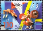Igrzyska XXVII Olimpiady Sydney 2000 znaczek numer 3708