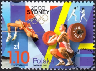 Igrzyska XXVII Olimpiady Sydney 2000 znaczek numer 3708