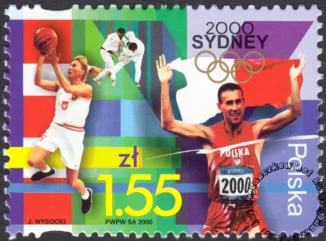 Igrzyska XXVII Olimpiady Sydney 2000 znaczek numer 3709