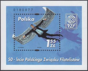 50-lecie Polskiego Związku Filatelistów - Blok 128