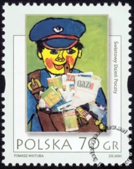 Światowy Dzień Poczty - Poczta w oczach dzieci znaczek numer 3710