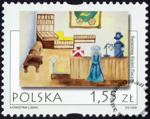 Światowy Dzień Poczty - Poczta w oczach dzieci znaczek numer 3713