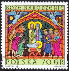 Boże Narodzenie znaczek numer 3721