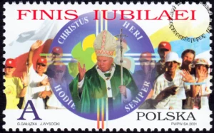 Zakończenie obchodów Wielkiego Jubileuszu Roku 2000 znaczek numer 3727
