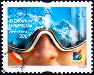 XX Zimowa Uniwersjada Zakopane 2001 znaczek numer 3728