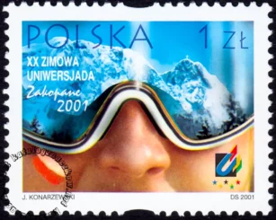 XX Zimowa Uniwersjada Zakopane 2001 znaczek numer 3728