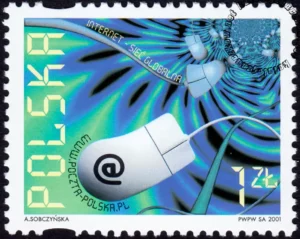 Internet - sieć globalna znaczek numer 3729