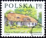 Dworki polskie znaczek numer 3731