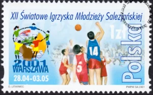 XII Światowe Igrzyska Młodzieży Salezjańskiej znaczek numer 3735