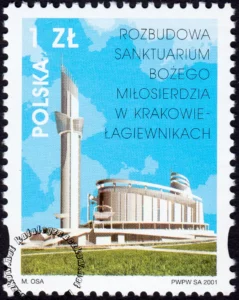 Rozbudowa Sanktuarium Bożego Miłosierdzia w Krakowie-Łagiewnikach znaczek numer 3758