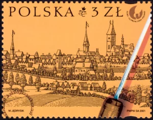 Europejska Wystawa Filatelistyczna - EuroCuprum 2001 znaczek numer 3762B