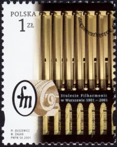 100-lecie Filharmonii w Warszawie znaczek numer 3779