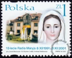 10-lecie Powstania Radia Maryja znaczek numer 3798