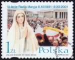 10-lecie Powstania Radia Maryja znaczek numer 3799