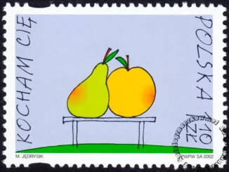 Kocham Cię znaczek numer 3801