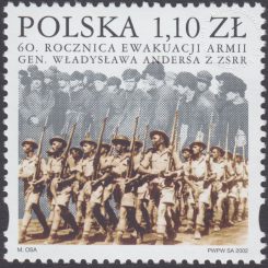 60 rocznica ewakuacji armii gen. Władysława Andersa z ZSRR - 3814