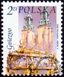 Miasta polskie - Gniezno znaczek numer 3805