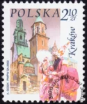 Miasta polskie - Kraków znaczek numer 3806