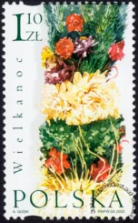 Wielkanoc znaczek numer 3808