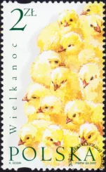 Wielkanoc znaczek numer 3809