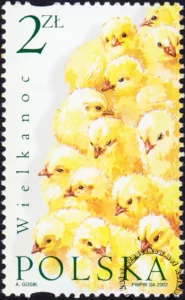 Wielkanoc znaczek numer 3809