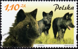 Ssaki i ich młode znaczek numer 3812