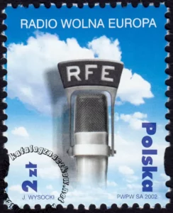 Radio Wolna Europa znaczek numer 3820