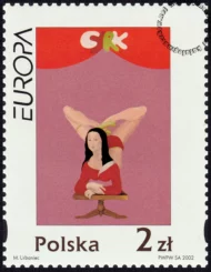 Europa - cyrk znaczek numer 3822
