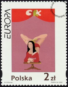 Europa - cyrk znaczek numer 3822