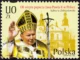VII wizyta Papieża Jana Pawła II w Polsce znaczek numer 3834