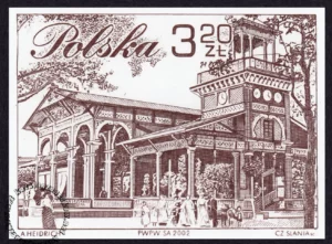 XVIII Walny Zjazd Delegatów Polskiego Związku Filatelistów w Ciechocinku znaczek numer 3840A