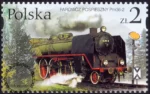 Zabytkowe parowozy znaczek numer 3850