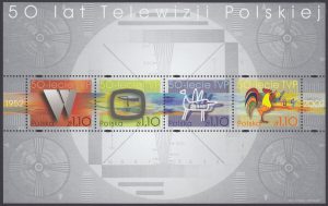 50-lecie Telewizji Polskiej ark. 3853-3856