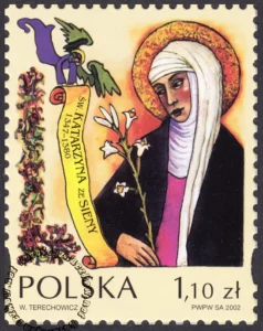Święci polscy i europejscy znaczek numer 3862