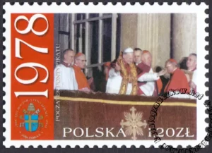 25 rocznica pontyfikatu Ojca Świętego Jana Pawła II znaczek numer 3867
