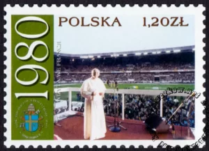 25 rocznica pontyfikatu Ojca Świętego Jana Pawła II znaczek numer 3869