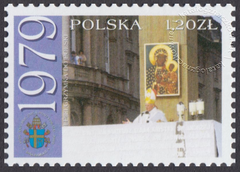 25 rocznica pontyfikatu Ojca Świętego Jana Pawła II znaczek nr 3869