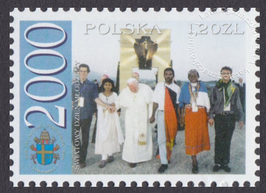25 rocznica pontyfikatu Ojca Świętego Jana Pawła II znaczek nr 3890
