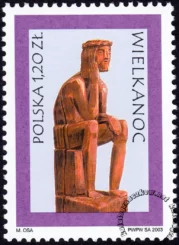 Wielkanoc znaczek numer 3893