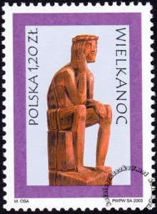 Wielkanoc znaczek numer 3893