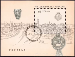 750-lecie lokacji Poznania blok numer 135